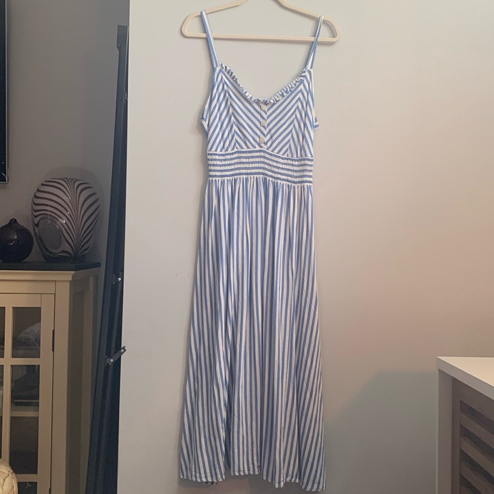 Zara viscose/linen blend dress, sz L